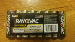 Double a batteries