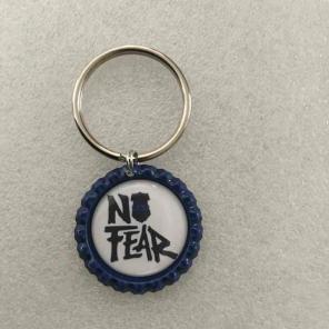 Thin blue line keychain