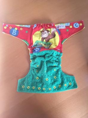 Curious George Cloth Diaper