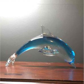 Glass dolphin