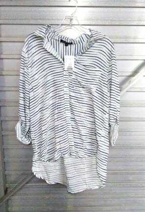 "Velvet Heart" Long Blouse(Button-down)
