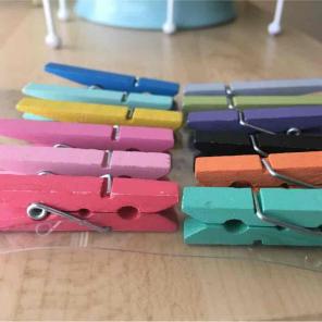 12 mini clothes pins