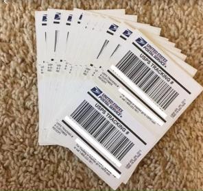 Tracking Labels //Must Purchase Postage