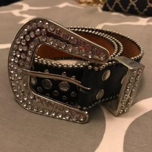 Bedazzled Western Belt
