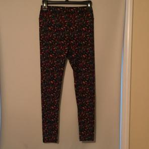 Lularoe Peacock Feather Leggings