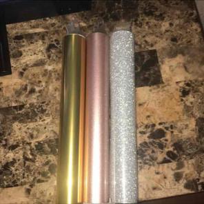 Gold, rose gold, silver IRON ON 12 * 20