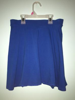Dark Blue Skater Skirt
