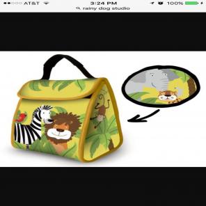 Bundle Lot Of 6 Designer Lunch Totes.
