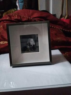 Square chrome picture frame 3 X 3