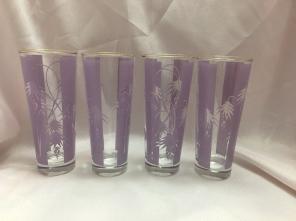Bartlett Collins Purple stripe glasses