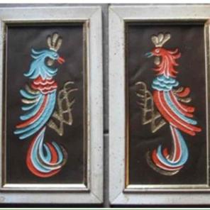 MCM 1960s Turner Fighting Rooster Set