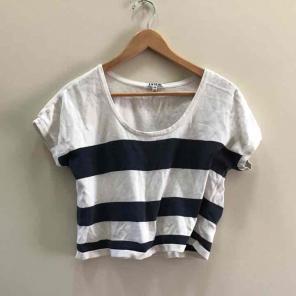 Striped crop top