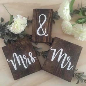 Wood signs / wedding signs