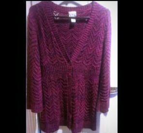 Women's cardigan sweater