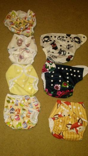 Girl One size cloth diaper lot NEW