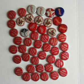 Budweiser Bottle Caps Undented (47)