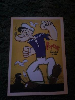 Popeye postcard