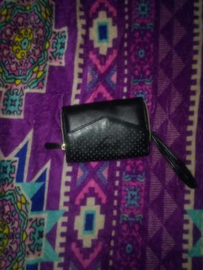 Black hand purse