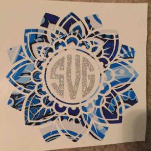 Mandala decal