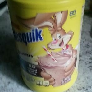 Empty Nesquik Container