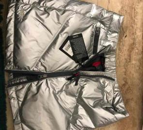 Skoop insulated down ski skirt silver