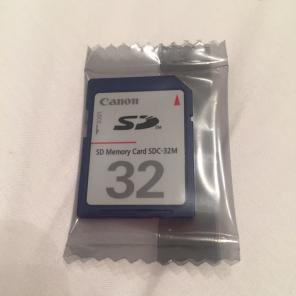 Canon SD Memory card