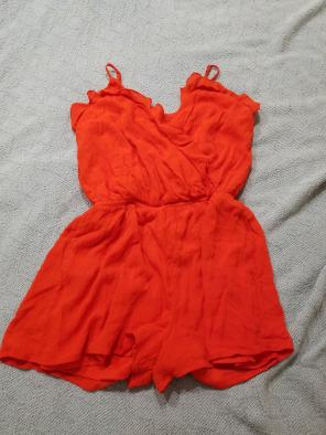 Orange Romper/Playsuit