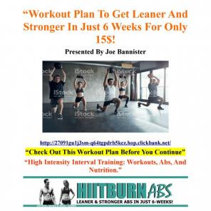 Workout plan with quick results only 15$