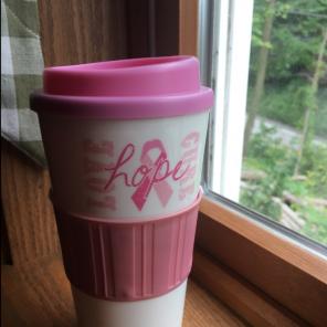 Breast Cancer Awareness Travel Mug