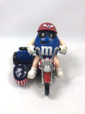 Patriotic Motorcycle M&M Candy Dispenser