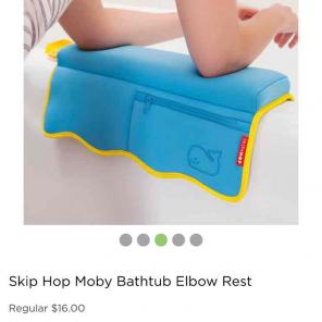 FREE SHIP Skip Hop elbow rest bath mat