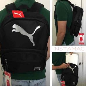 Puma Black Laptop Backpack Bag NEW