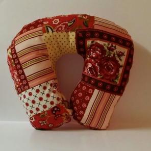 Rose Garden Patch Neck Pillow