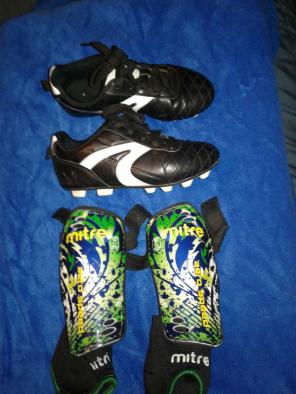 Starter Cleats & Mitre shin Guards