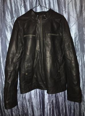 Forever 21 Men Leather Jacket Size L