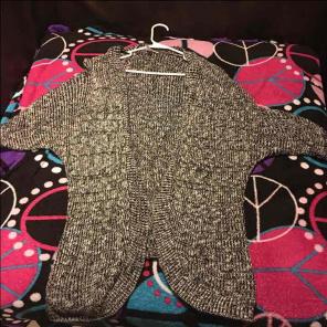 Short sleeve cardigan
