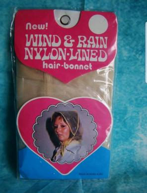 Wind and Rain Nylon-Lined Hair Bonnet