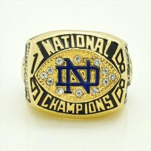 Notre Dame 88 National Champions Ring