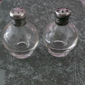 Vintage Sterling Salt & Pepper Shakers