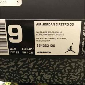 Air Jordan 3 retro og