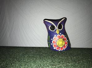 Hand Painted Mini Owl Piggy Bank