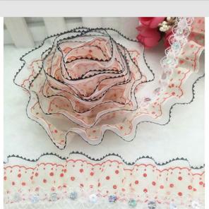 New Organza layered lace
