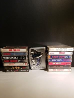 Sony Walkman Cassette Bundle 80's Metal