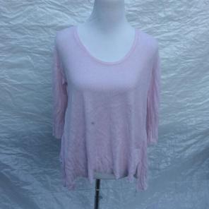 J JILL XS PINK TUNIC SHARK BITE SOLID