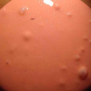 Glitter Salmon Pink Slime