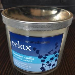 BBW RELAX Lavender Vanilla 3 Wick