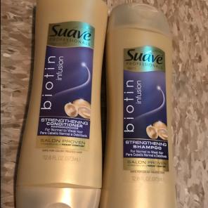 Suave biotin shampoo and conditioner
