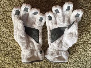 North Face Gloves White Size Small