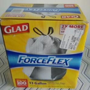 Glad forceflex tall kitchen bags