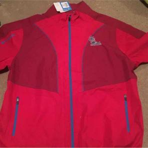Ole miss Columbia rain jacket